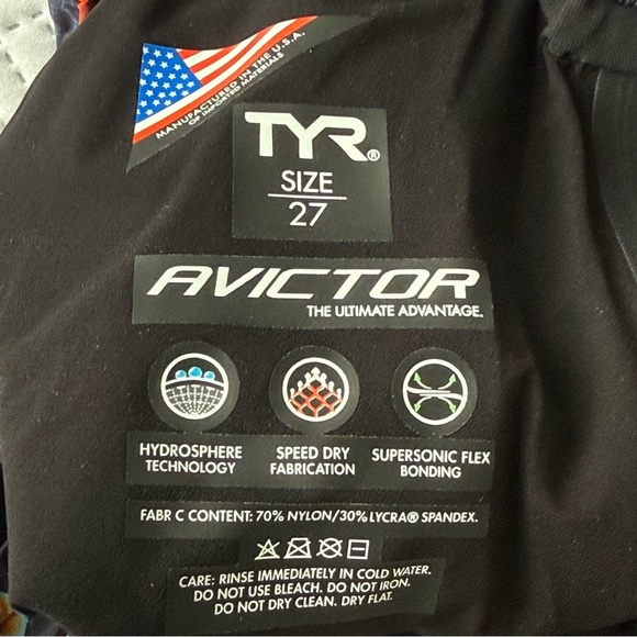 TYR Women's Avictor Venom Open Back Swimsuit Size 27 - Picture 8 of 10